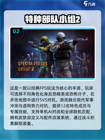 🔥2025最受欢迎反恐突击队游戏排行，经典必玩！🎮截图3