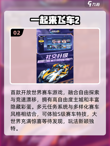 🔥2025最火飞车游戏TOP榜🚗💨截图3