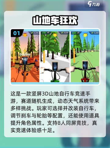 🚴‍♂2025最火自行车跑酷游戏大集合！截图2