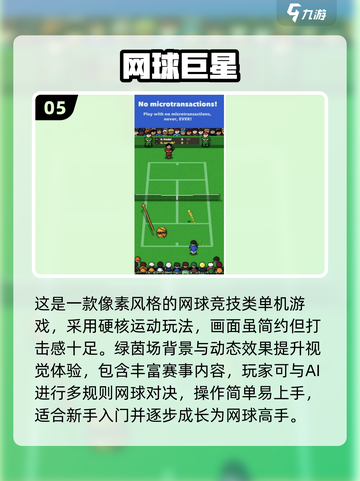 🎾2025最火单机网球游戏大揭秘！🔥截图6