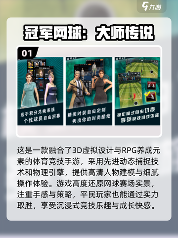 2024必玩🔥3D网球手游排行榜🎾截图2