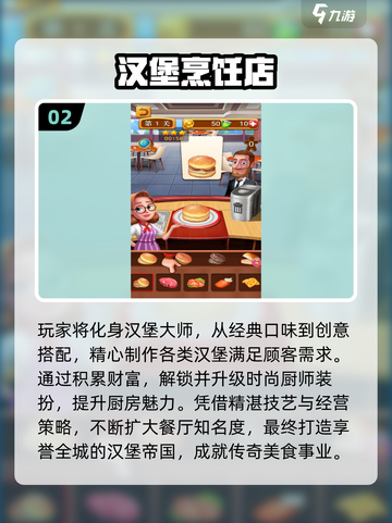 🔥2025最火汉堡游戏TOP5榜单出炉！🍔🎮截图3
