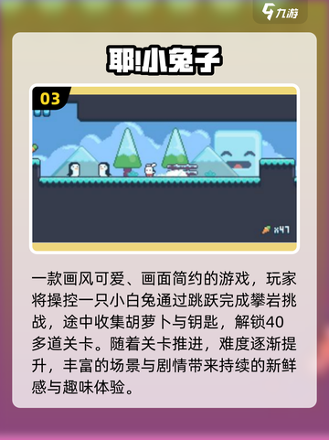 🐰超燃跑酷手游推荐！2025必玩白兔主角游戏🔥截图4
