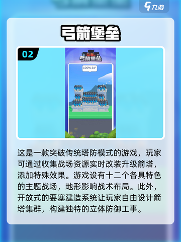 弓箭塔防游戏推荐🔥2025年最值得玩的升级弓箭游戏🔥截图3