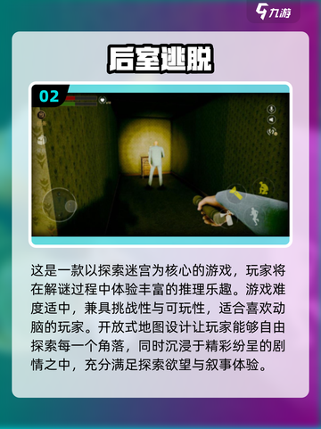 🔥2025后室游戏TOP5！2D惊悚神作你敢挑战？😱🎮截图3