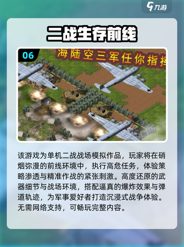 🔥2025二战单机游戏TOP10榜单🎮耐玩神作推荐截图7