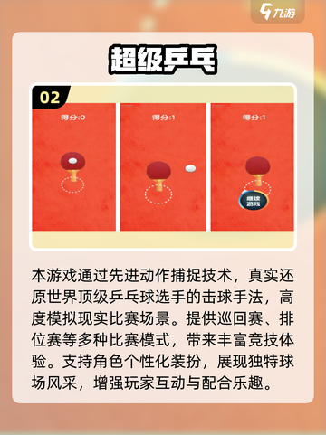 🔥2025最全乒乓球游戏TOP100榜单💥娱乐运动两不误🏆截图3