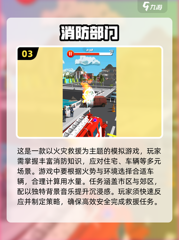 🔥2024超好玩消防模拟游戏合集❗截图4