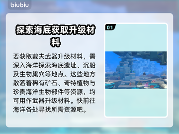 潜水员戴夫📖武器升级材料获取全攻略✨截图2