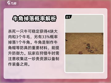 饥荒联机版💎牛角爆率大揭秘🔥截图2