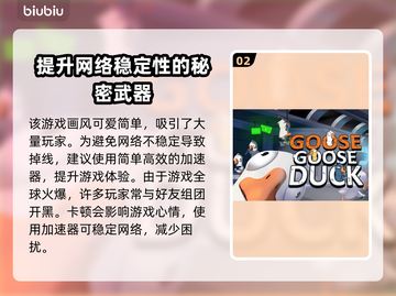 鹅鸭杀掉帧？这款加速器让你畅玩🔥🚀截图3
