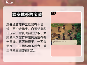 大侠立志传🔥无名地区茶摊藏宝图全攻略❗截图3