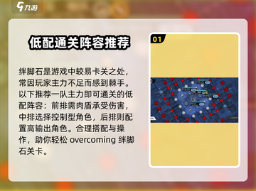 少女前线💥绊脚石攻略，快速通关秘籍在这里！截图2