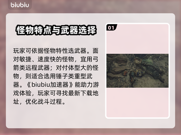 怪物猎人🔥荒野狩猎机制与技巧大揭秘！截图2