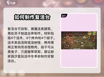 饥荒新家园🔥复活台是什么？带你全面了解🎉截图2