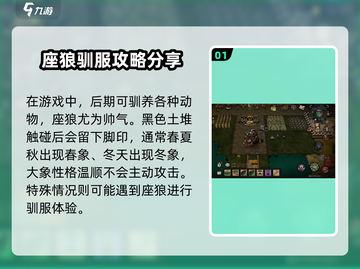 饥荒新家园🔥座狼驯服秘籍wolfy在哪一网打尽！截图2