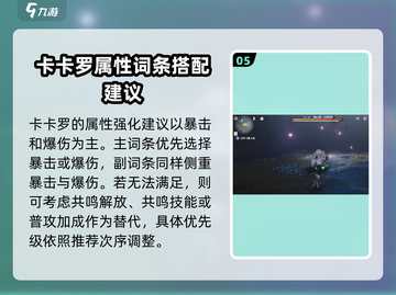 鸣潮⚡卡卡罗声骸最佳配置攻略来了！🔥截图6