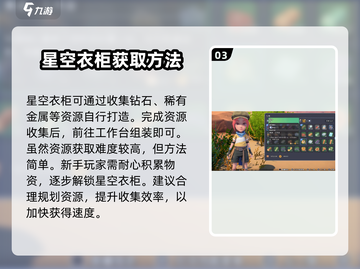 沙石镇时光：快速解锁星空衣柜✨衣柜获取攻略截图4