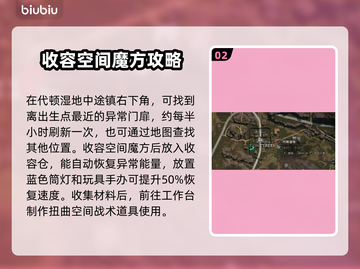 七日世界🔥空间魔方收容终极攻略来啦！截图3