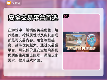 生死狙击账号哪里买？🔥安全平台大揭秘！截图2