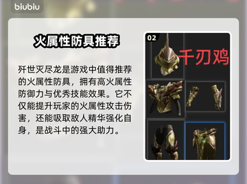 怪物猎人荒野🔥必胜装备与顶级武器推荐！截图3