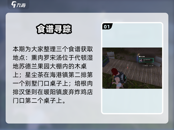 🔥《七日世界》食谱全获取攻略！🎮✨截图2