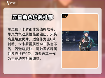 鸣潮⭐五星角色大揭秘！🔥游戏党必看截图3