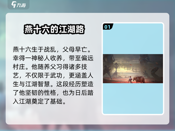 燕云十六声🔥主角名字曝光，游戏剧情超劲爆！截图2
