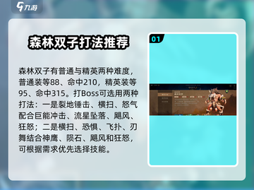 塔瑞斯世界🔥森林双子打法攻略，轻松通关秘籍！截图2