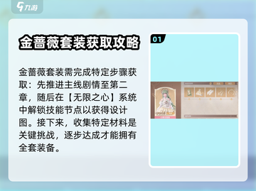 无限暖暖🔥金蔷薇套装获取攻略💎截图2