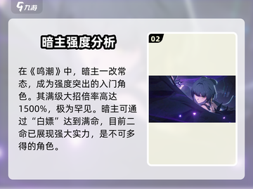 鸣潮暗主培养性价比分析💥暗主玩家必看！截图3