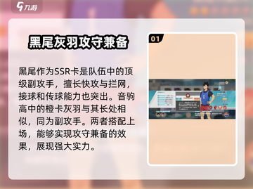 排球少年手游🔥黑尾铁朗技能强度评测来啦！截图2