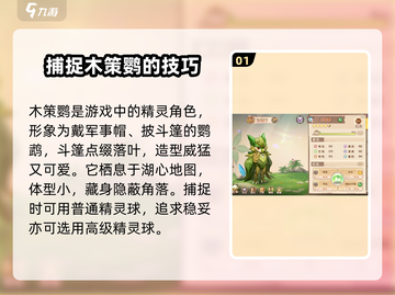 西普大陆手游🔥捕捉木策鹦超全攻略来啦！截图2
