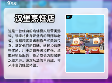 复古🔥做汉堡游戏推荐！休闲玩家必试🍔截图2