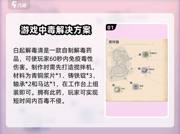 沙石镇时光🔥毒气解毒攻略来啦！新手必看⚡截图2