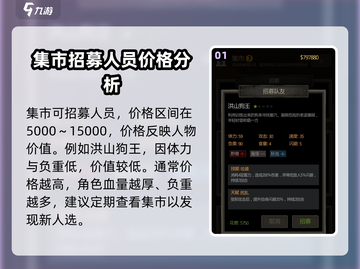 盗墓长生印人物价格大揭秘！💥游戏党必看截图2
