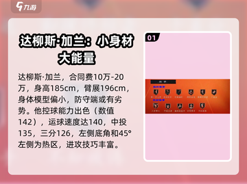 美职篮全明星手游🔥1号位球员最强推荐✨截图2