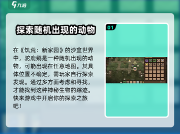 饥荒新家园🔥驼鹿鹅位置曝光！速来围剿打法分享游戏技巧⚡截图2