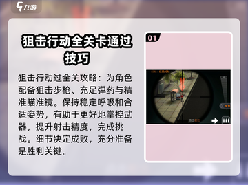 狙击行动💥全关卡通关秘籍，游戏玩法一网打尽！截图2