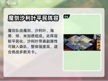 白夜极光🔥沙利叶最强配队攻略来啦！💡截图7