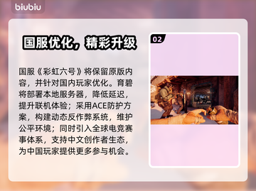 🎮彩虹六号国服首测时间曝光！截图3