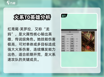 🔥龙息神寂：火系英雄梯度大盘点！🔥截图2
