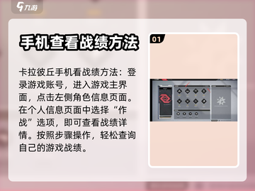 卡拉彼丘战绩查看秘籍💥手游党必看！🔥截图2