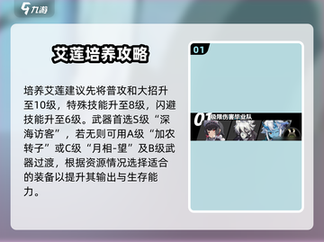 绝区零🔥鲨鱼妹艾莲培养配队全攻略！截图2