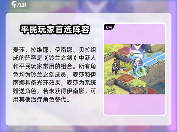 《铃兰之剑》最强阵容搭配🔥速成攻略💎截图5
