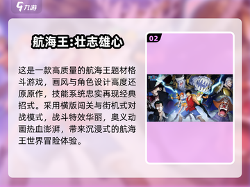 🔥航海王格斗手游TOP榜💥2024必玩动漫改编游戏🎮截图3