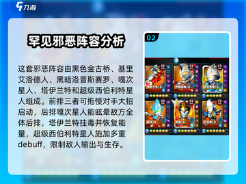 奥特曼系列OL最强🔥阵容推荐，这些搭配太厉害了吧！截图3