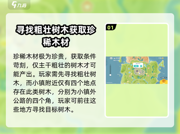 心动小镇🔥珍稀木材获取秘籍✨快人一步收集！截图2