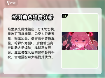 鸣潮🔥角色强度大曝光，最新节奏榜必看！截图2