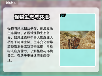 怪物猎人荒野生态🔥揭秘游戏隐藏秘密！截图5